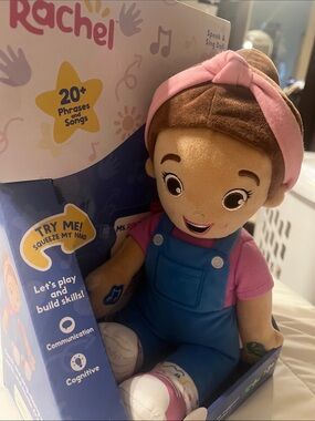 Ms. Rachel Speak and Sing Doll. New in Box